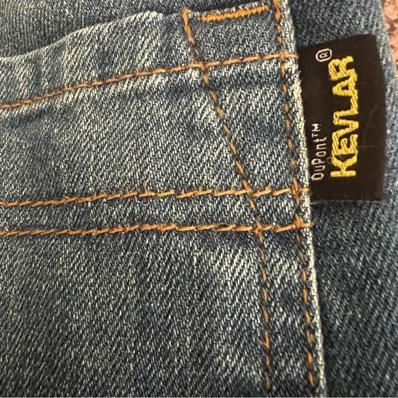 Finn Moto protective Biker Jeans men’s Blue 36x30 Harley motorcycle grunge - Picture 6 of 10